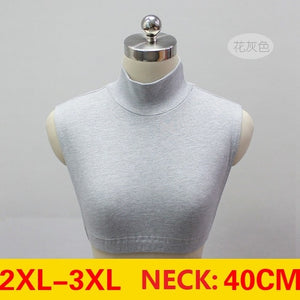 Knit Turtleneck False Collar Shirt Fake Collar