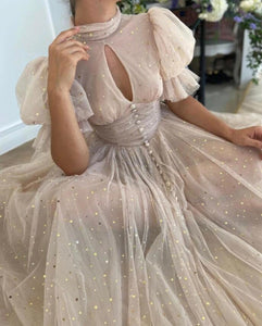 Starry Pastel Gowns Prom Dress