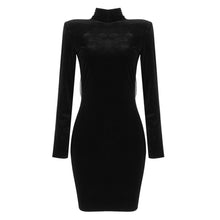 Load image into Gallery viewer, Sexy Backless Diamond Tassel Velvet Dress