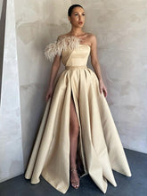 Load image into Gallery viewer, Satin Prom Dress
