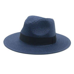spring jazz caps ribbon band straw hat