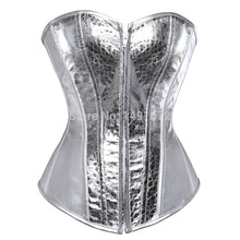 Load image into Gallery viewer, overbust corset leather