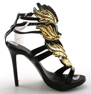 Bling  Bling Crystal Drilled Angle Wings Sandals