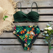 Load image into Gallery viewer, Thong Push Up Bikini Set