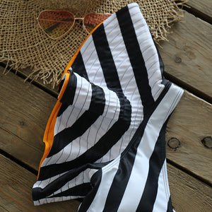 Push-Up Padded Bra Ruffles Bandage Bikini Set