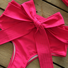 Load image into Gallery viewer, Push-Up Padded Bra Ruffles Bandage Bikini Set