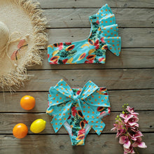 Load image into Gallery viewer, Push-Up Padded Bra Ruffles Bandage Bikini Set