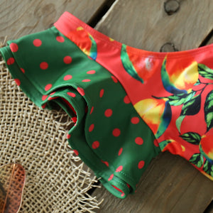 Push-Up Padded Bra Ruffles Bandage Bikini Set