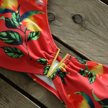 Load image into Gallery viewer, Push-Up Padded Bra Ruffles Bandage Bikini Set