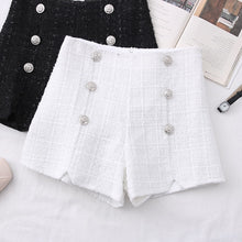 Load image into Gallery viewer, New High Waist Tweed Shorts