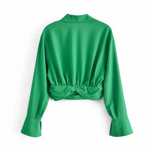 Elegant Green Shirt