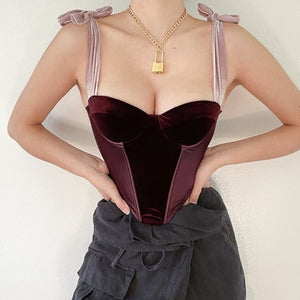 Sexy Backless Corset Party Top