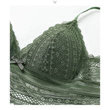 Load image into Gallery viewer, Backless Lace Bra Triangular