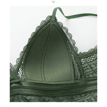 Load image into Gallery viewer, Backless Lace Bra Triangular