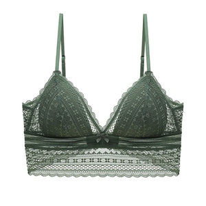 Backless Lace Bra Triangular