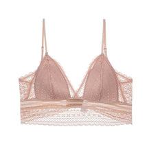 Load image into Gallery viewer, Backless Lace Bra Triangular