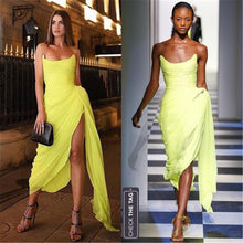 Load image into Gallery viewer, Yellow Evening Dress