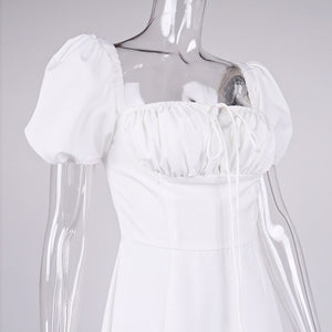 White Dress Off Shoulder