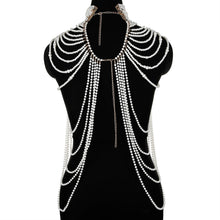Load image into Gallery viewer, Pearl Shawl Necklaces Body Chain