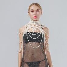 Load image into Gallery viewer, Pearl Shawl Necklaces Body Chain