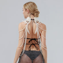 Load image into Gallery viewer, Pearl Shawl Necklaces Body Chain