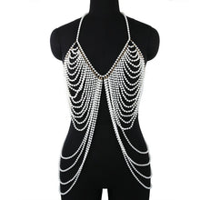 Load image into Gallery viewer, Pearl Shawl Necklaces Body Chain