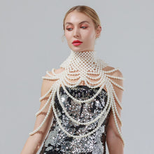 Load image into Gallery viewer, Pearl Shawl Necklaces Body Chain