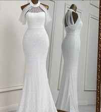 Load image into Gallery viewer, mermaid evening dress