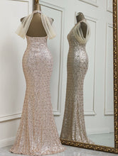 Load image into Gallery viewer, mermaid evening dress