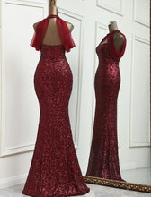 Load image into Gallery viewer, mermaid evening dress