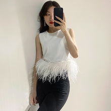 Load image into Gallery viewer, Black Patchwork Feathers
