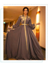 Load image into Gallery viewer, Moroccan Caftan Evening Dress