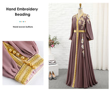 Load image into Gallery viewer, Moroccan Caftan Evening Dress