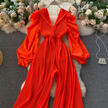 Load image into Gallery viewer, V-neck Jumpsuit