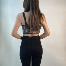 Load image into Gallery viewer, French Vintage Print Halter Top