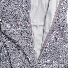 Load image into Gallery viewer, Long Sleeve Sequin Maxi Dress
