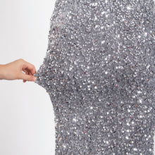 Load image into Gallery viewer, Long Sleeve Sequin Maxi Dress