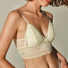 Load image into Gallery viewer, Backless Lace Bra Triangular