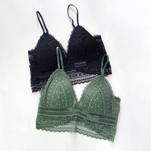 Backless Lace Bra Triangular