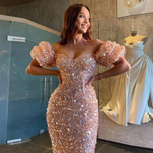 Load image into Gallery viewer, Pink Evening Dress