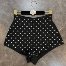 Load image into Gallery viewer, High Waist Diamonds Shorts