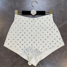 Load image into Gallery viewer, High Waist Diamonds Shorts