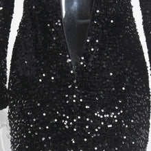 Load image into Gallery viewer, Long Sleeve Sequin Maxi Dress