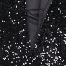 Load image into Gallery viewer, Long Sleeve Sequin Maxi Dress
