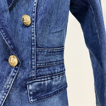 Load image into Gallery viewer, Denim Blazer Outer Coat