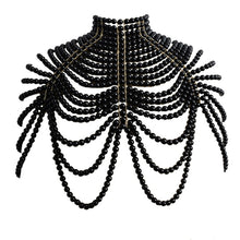 Load image into Gallery viewer, Pearl Shawl Necklaces Body Chain