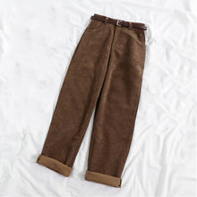 Load image into Gallery viewer, Corduroy Pants High Waist