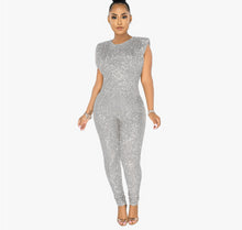 Load image into Gallery viewer, Glitter Party Beach Jumpsuit