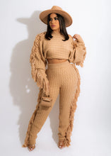 Load image into Gallery viewer, Tassel Knitted Sweater Sexy Two Piece Set