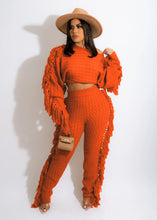 Load image into Gallery viewer, Tassel Knitted Sweater Sexy Two Piece Set